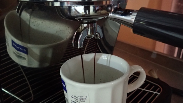 ein Glück! Espressomaschine