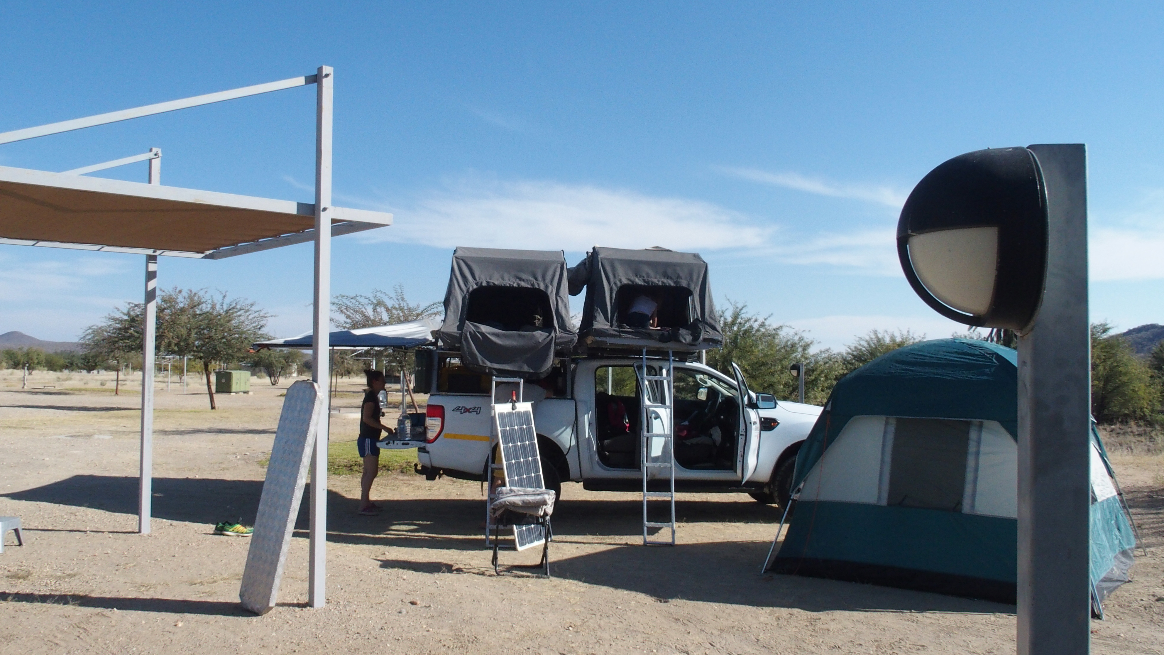 Erster Auf- und Umbau